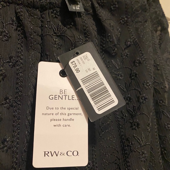 Peplum black blouse - Picture 4 of 5